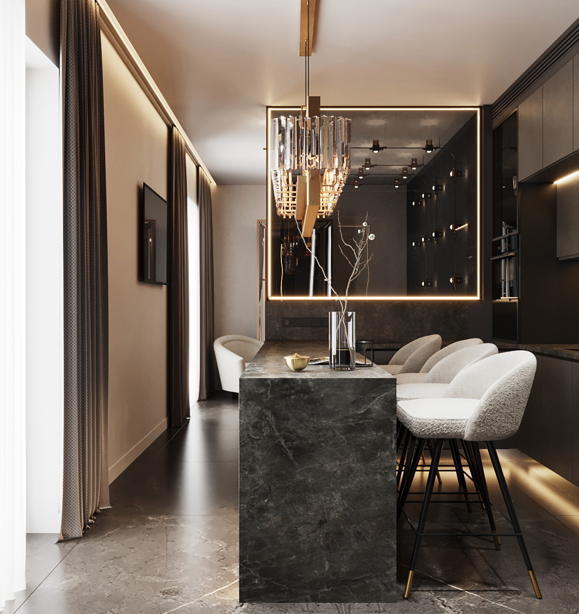 Индивидуальный дизайн квартир под ключ. Авторский стиль, продуманная планировка, сопровождение проекта.